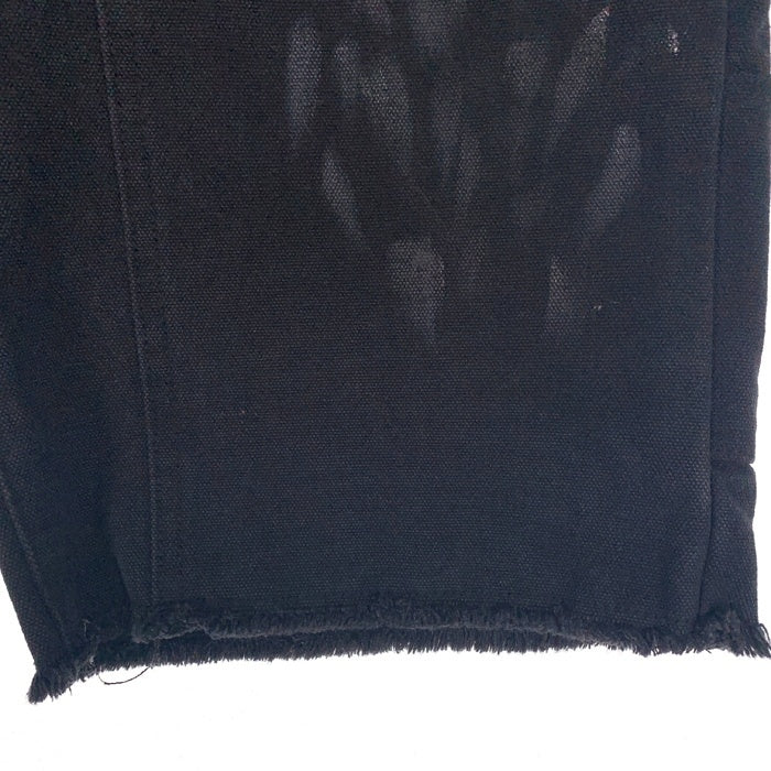 CITY OF THE LABEL ダック地 ダブルニー ペインターショーツ ショートパンツ ブラック Size 32 福生店