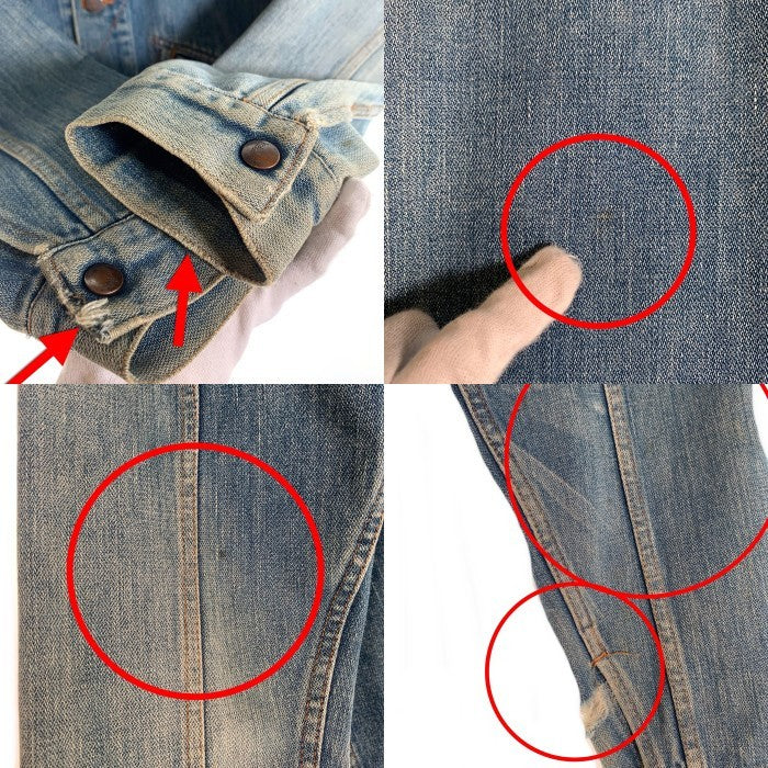 Wrangler ラングラー 124MJ デニムジャケット ライトブルー LOT 124MJ M4971 Size L 福生店