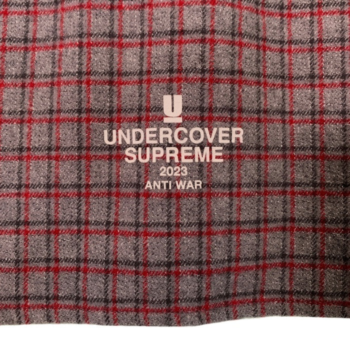 SUPREME シュプリーム 23SS UNDERCOVER アンダーカバー S/S Flannel Shirt ショートスリーブフランネルシャツ グレーチェック Size M 福生店