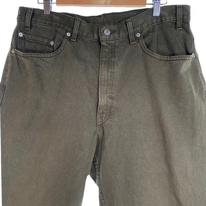 90's Levi's リーバイス 550 テーパードデニムパンツ カーキ USA製 00550-0649 Size 38×30 福生店