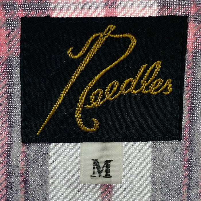Needles ニードルス BG169 チェック柄 ネルシャツ 長袖シャツ レッド sizeM 瑞穂店