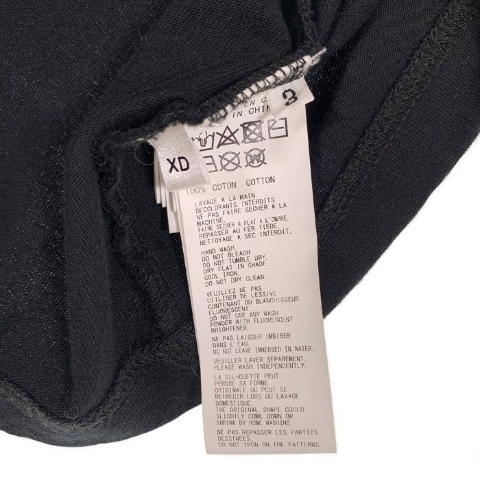 Yohji Yamamoto POUR HOMME ヨウジヤマモトプールオム New Era ニューエラ プリントTシャツ ブラック HD-T93-983 Size M 福生店