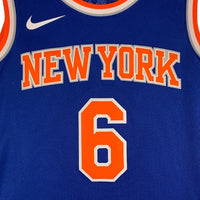 NIKE ナイキ ニューヨークニックス スウィングマンジャージ ゲームシャツ ユニフォーム ブルー ポルジンギス 864495-495 Size L 福生店