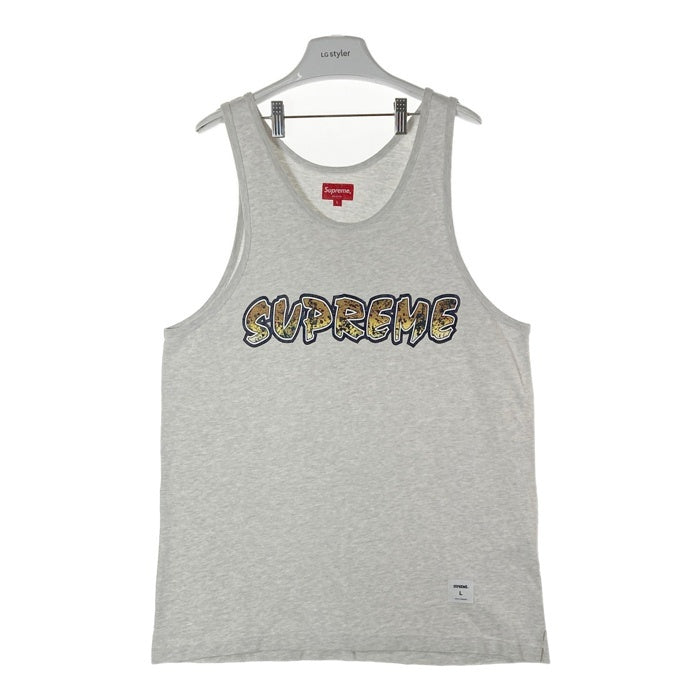 Supreme シュプリーム 18SS SPLATTER Tank Top グレー sizeL 瑞穂店