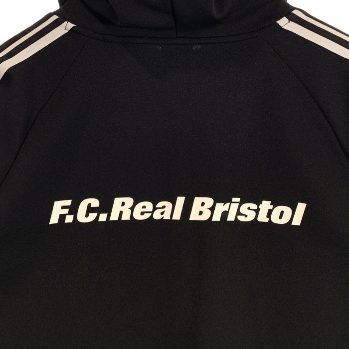 F.C.Real Bristol エフシーレアルブリストル 24SS TRAINING TRACK HOODIE トレーニングトラックフーディー ジャージ ブラック FCRB-240013 Size L 福生店