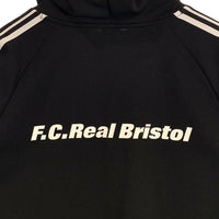 F.C.Real Bristol エフシーレアルブリストル 24SS TRAINING TRACK HOODIE トレーニングトラックフーディー ジャージ ブラック FCRB-240013 Size L 福生店