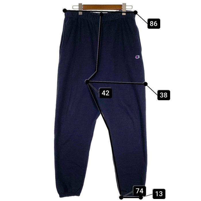 CHAMPION チャンピオン REVERSEWEAVE リバースウィーブ スウェットパンツ ネイビー Size L 福生店