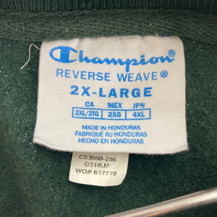 Champion チャンピオン ミシガン大学 リバースウィーブ クルーネックスウェットトレーナー グリーン Size 2XL 瑞穂店