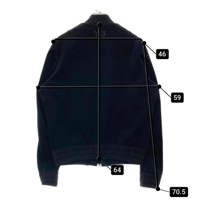 Y-3 ワイスリー CE8894 A2E001 ボンディング ジップアップブルゾン ブラック sizeM 瑞穂店