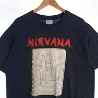 00's NIRVANA ニルヴァーナ Ghost Note ゴーストノート 半袖 Tシャツ ブラック Size L 福生店