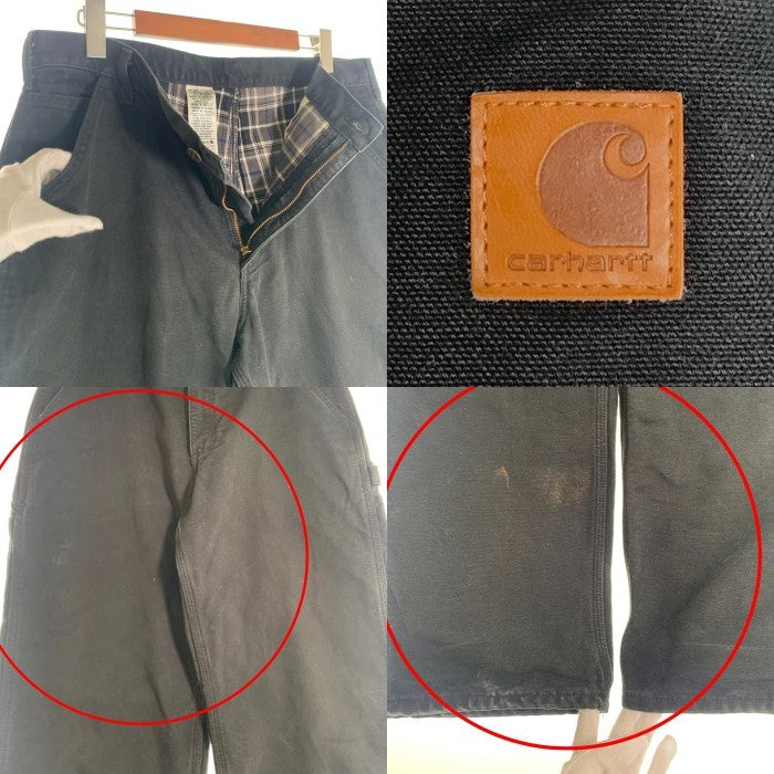CARHARTT カーハート ダック ブランケットライナー ペインターパンツ ブラック B111 BLK メキシコ製 Size 36×32 福生店