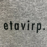 Etavirp エタヴァープ ロゴプリント Tシャツ フロント バック グレー SizeXL 瑞穂店