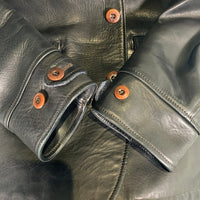 ORGUEIL オルゲイユ Horsehide Aviation Coat 馬革 ホースハイド アビエーター レザーコート ジャケット OR-4010 ブラック Size 42 福生店
