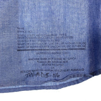 90's U.S. NAVY 米海軍  ミリタリー 長袖 シャンブレー シャツ ライトブルー 8405-01-074-4907 Size L 福生店
