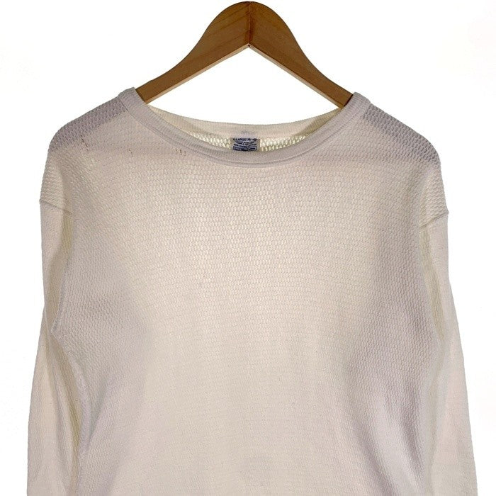 80's~ Sears シアーズ サーマルカットソー 長袖 ホワイト Size XL 福生店
