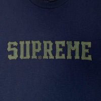 SUPREME シュプリーム 24AW 24AW Twill Applique S/S Top ツイルアップリケ ショートスリーブトップ Tシャツ ネイビー Size L 福生店