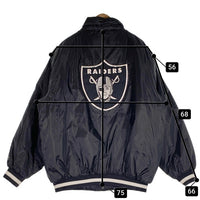 REEBOK リーボック RAIDERS レイダース ジップアップナイロンジャケット ブラック 5125A 04 Size L 福生店