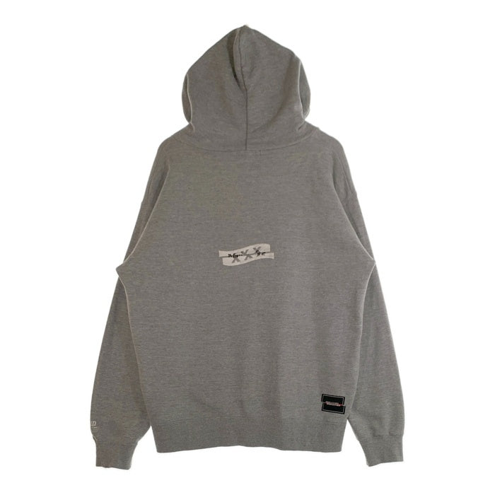 WIND SEA ウィンダンシー GOD SELECTION XXX ゴットセレクショントリプルエックス ロゴ プルオーバー フーディー パーカー グレー WDS-XXX-SP-07 Size XL 福生店