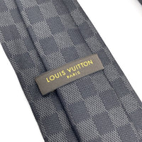 Louis Vuitton ルイヴィトン ダミエ クラシック シルクネクタイ ノワール ブラック M74139 福生店