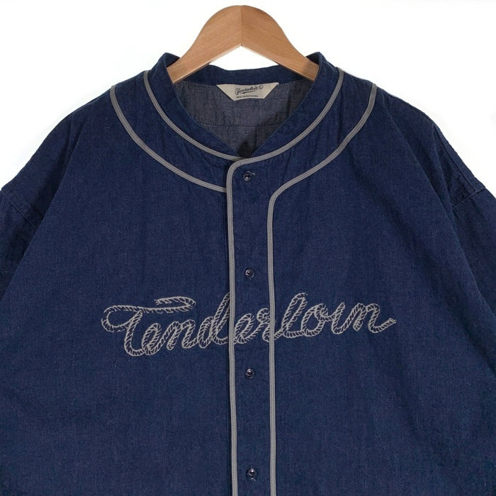 【L】TENDERLOIN テンダーロイン DENIM SHT INDIGO TENDERLOIN DENIM HB MOCKNECK SHT INDIGO サイズL テンダーロイン