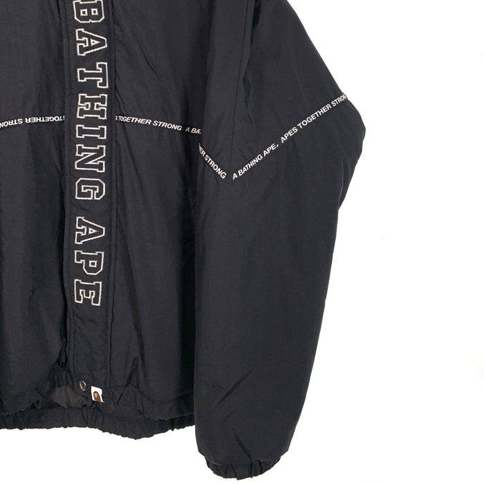 A BATHING APE ア ベイシング エイプ RELAXED SHARK HOODIE JACKET リラクスト シャーク フーディー ジャケット ブラック 001HJG301004X Size L 福生店