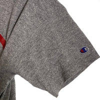 80's Champion チャンピオン BEER NUTS プリント Tシャツ グレー 霜降り USA製 トリコプリント Size XL 福生店