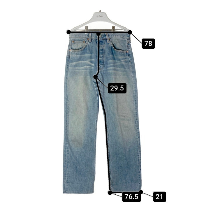Levi’s リーバイス 501 USA製 ボタン裏553 デニムパンツ ライトインディゴ size31 瑞穂店