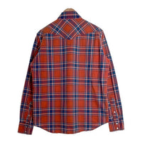 IRON HEART アイアンハート 23SS 5OZ SELVEDGE MADRAS CHECK WORK SHIRT 5オンス セルビッチ マドラス 長袖 チェックシャツ レッド Size L 福生店