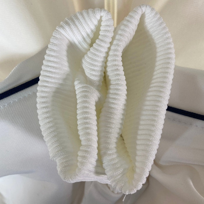 FRED PERRY フレッドペリー PWS-1500 80s ヒットユニオン製 刺繍ロゴ ハイネック トラックジャケット ホワイト size- 瑞穂店