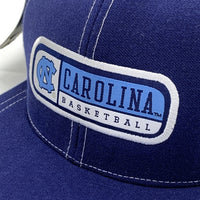 90's NIKE ナイキ CAROLINA BASKETBALL ノースカロライナ 大学 バスケットボール ワッペン キャップ ネイビー 福生店