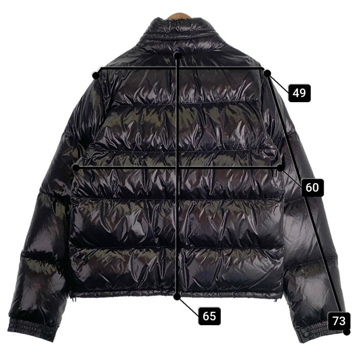 MONCLER モンクレール EVEREST エベレスト ダウンジャケット ブラック ビッグロゴワッペン 41310/50/68950 並行品 Size 5 福生店