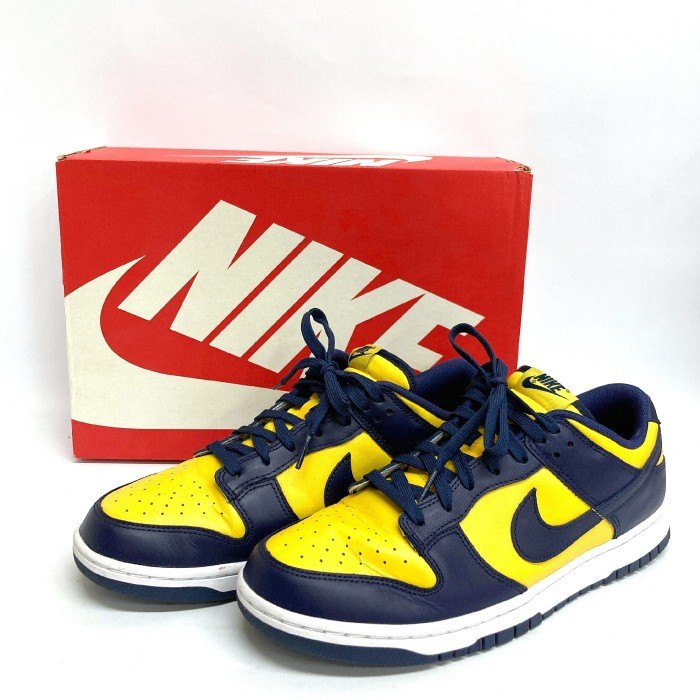 NIKE ナイキ スニーカーDUNK LOW RETRO ダンクローレトロ ミシガン DD1391-700 ネイビー Size 28.5cm 瑞穂店