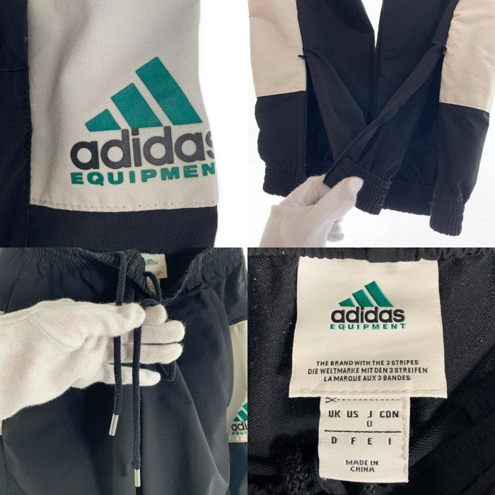 adidas EQUIPMENT アディダス エキップメント EQT Track Pants トラックパンツ ブラック ホワイト BK7670 Size LL 福生店