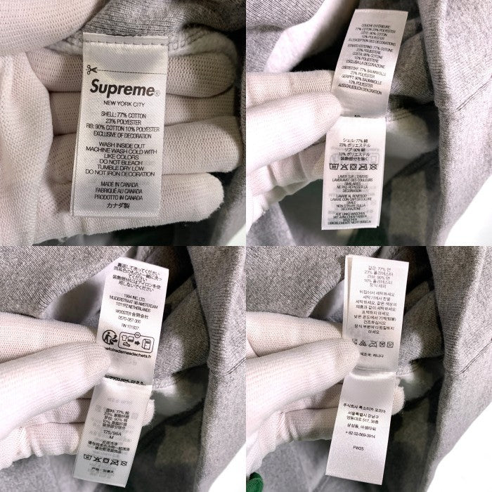 SUPREME シュプリーム 25AW Box Logo Hooded Sweatshirt ボックスロゴ プルオーバースウェットパーカー フーディー グレー Size M 福生店