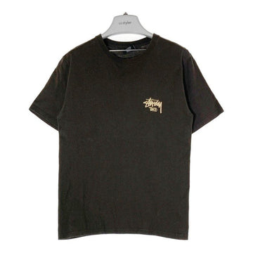 STUSSY ステューシー TOKYO ロゴ 両面プリント Tシャツ ブラウン sizeS 瑞穂店