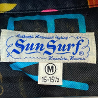 Sun Surf サンサーフ SS32283 アロハシャツ半袖  ブラック sizeM 瑞穂店