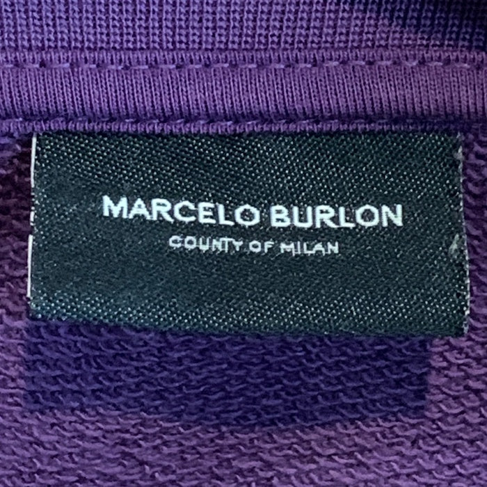 MARCELO BURLON マルセロバーロン タイガープリント スウェットトレーナー パープル Size XS 福生店