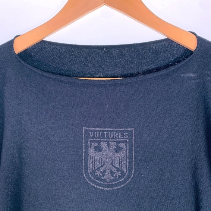 YEEZY イージー Vultures プリント カットオフ Tシャツ ブラック カニエウエスト Size 1 福生店