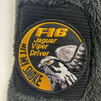 AVIREX アヴィレックス 6193481 ロングパイル コンバット フリースジャケット ブラック sizeM 瑞穂店