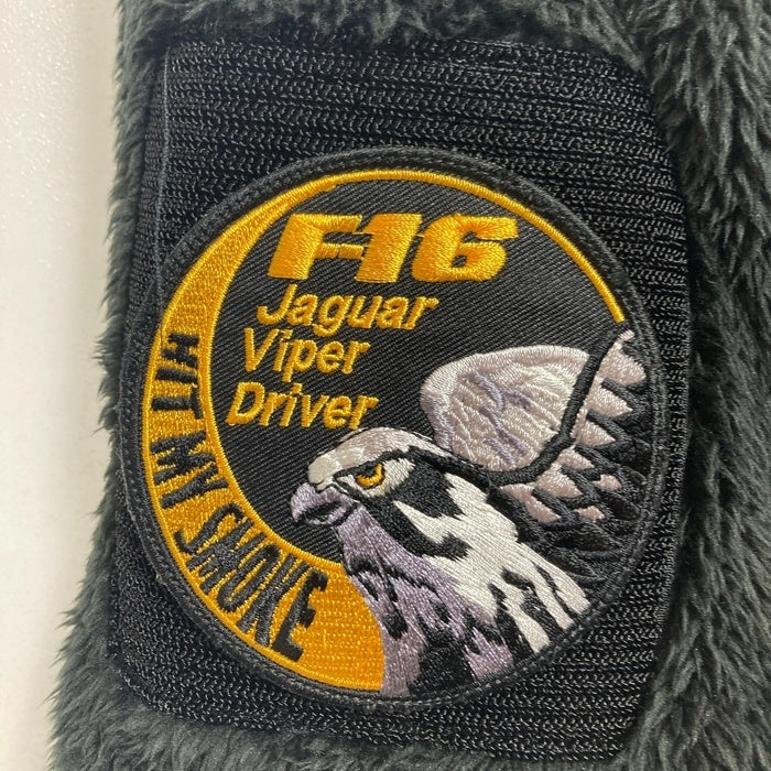 AVIREX アヴィレックス 6193481 ロングパイル コンバット フリースジャケット ブラック sizeM 瑞穂店