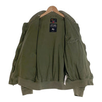 ALPHA INDUSTRIES アルファインダストリーズ VACANT Archive ベイカントアーカイブ FLOYD REPAIR FLIGHT JACKET フロイドリペア フライトジャケット オリーブ Size L 福生店