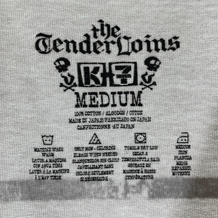 TENDERLOIN テンダーロイン GOD BLESS TENDERLOIN ポケット 半袖 Tシャツ ホワイト Size M 福生店