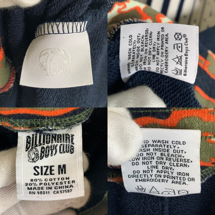 BILLIONAIRE BOYS CLUB ビリオネアボーイズクラブ スウェット クルーネックトレーナー イージーパンツ セットアップ ネイビー Size M 福生店