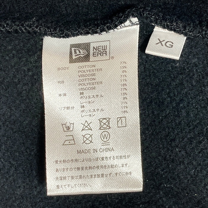 New Era Black Label ニューエラ ブラックレーベル ヘビースウェット ジップアップパーカー ブラック Size XL 瑞穂店