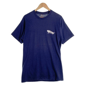 90's SKATE N.Y.C. スケートニューヨーク DIVISION プリントTシャツ ネイビー フルーツオブザルーム Size L 福生店