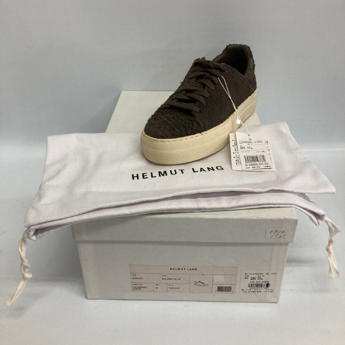 HELMUT LANG ヘルムートラング デストロイ加工 レザースニーカー ブラウン size36 瑞穂店