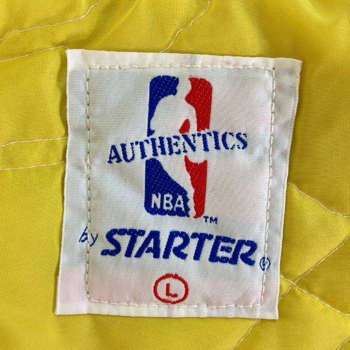 STARTER スターター LOS ANGLES LAKERS ロサンゼルス レイカーズ ナイロン スタジャン USA製 パープル sizeL 瑞穂店