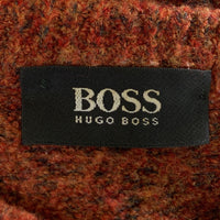 HUGO BOSS ヒューゴボス ウール ナイロン クルーネックセーター オレンジ Size 50 福生店