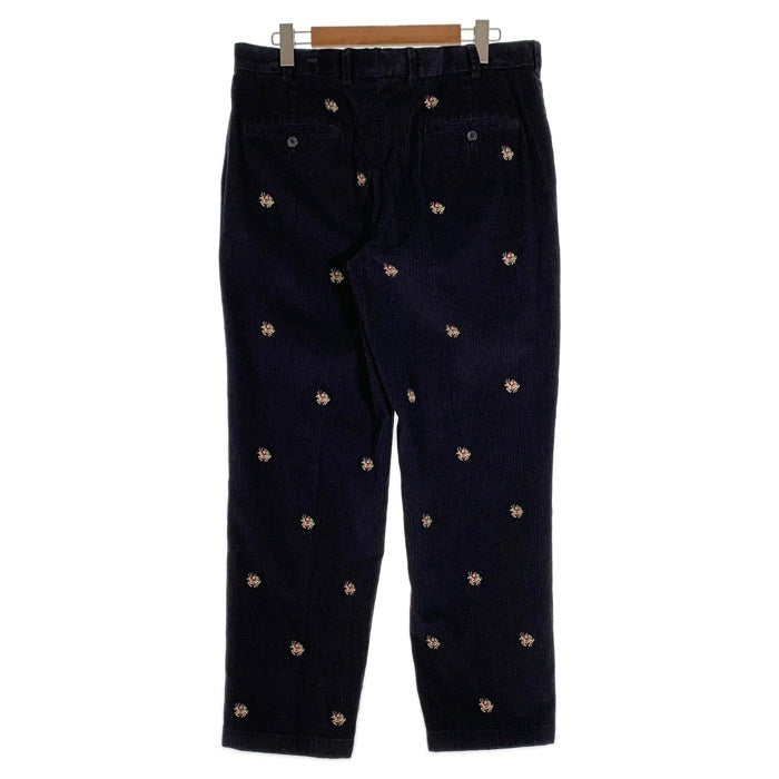 Brooks Brothers ブルックスブラザーズ コーデュロイパンツ サンタクロース刺繡 総柄 ブラック Size 38 福生店