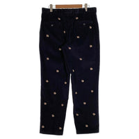 Brooks Brothers ブルックスブラザーズ コーデュロイパンツ サンタクロース刺繡 総柄 ブラック Size 38 福生店